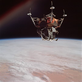 Lunar Module in Earth orbit