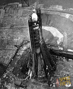 Sojus 11 auf der Startrampe