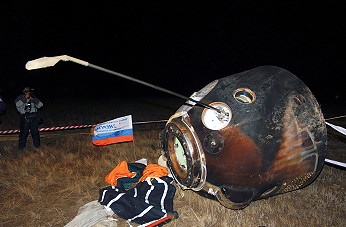 Soyuz TMA-4 recovery