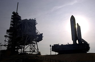 STS-111 rollout