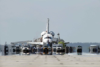 Arbeiten nach der Landung