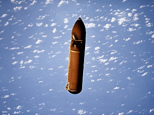 STS-54 external tank