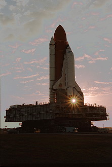 STS-60 rollout
