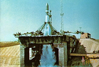 Vostok on launch pad
