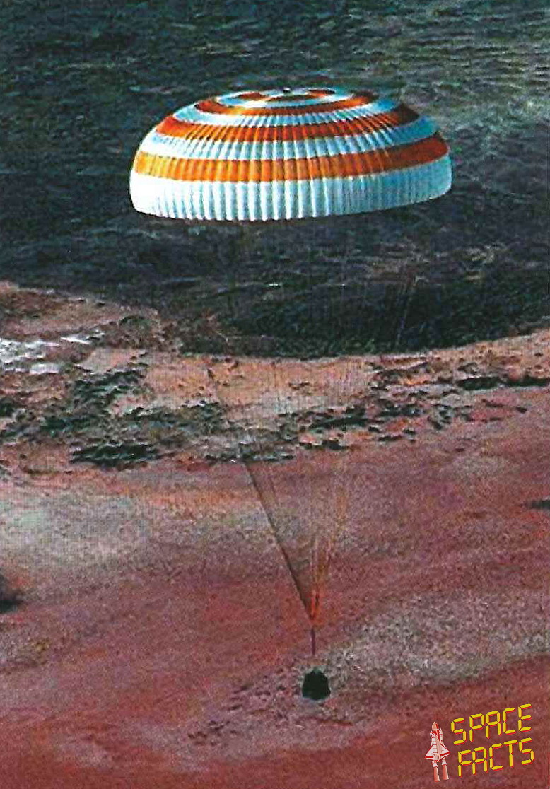 Soyuz TM-25 landing