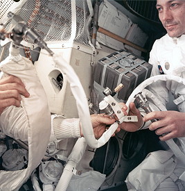 Swigert onboard Apollo 13