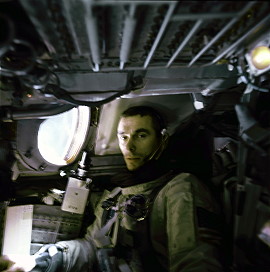 Cernan an Bord von Gemini 9A