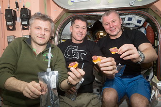 Meal onboard the ISS