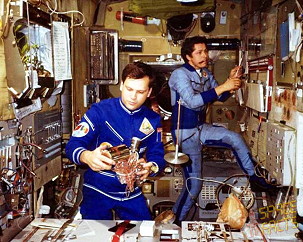 Soyuz 40 visits Salyut 6