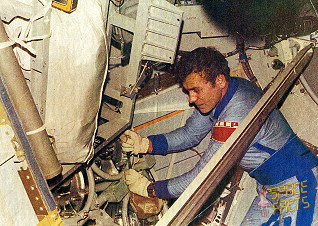 Soyuz T-9 onboard Salyut 7