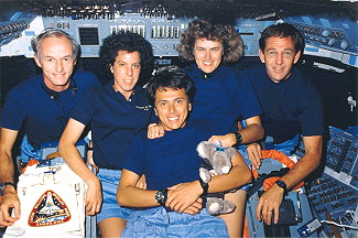 traditionelles Bordfoto STS-34
