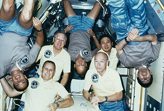 traditional in-flight photo STS-51B