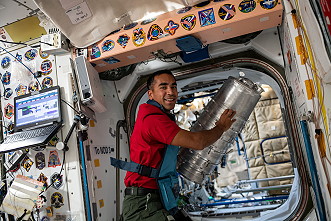 Raja Chari onboard ISS