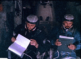 Leben an Bord von Saljut