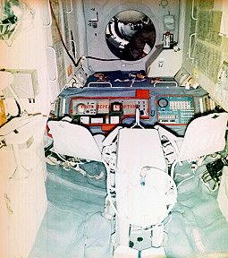 Innenansicht von Saljut