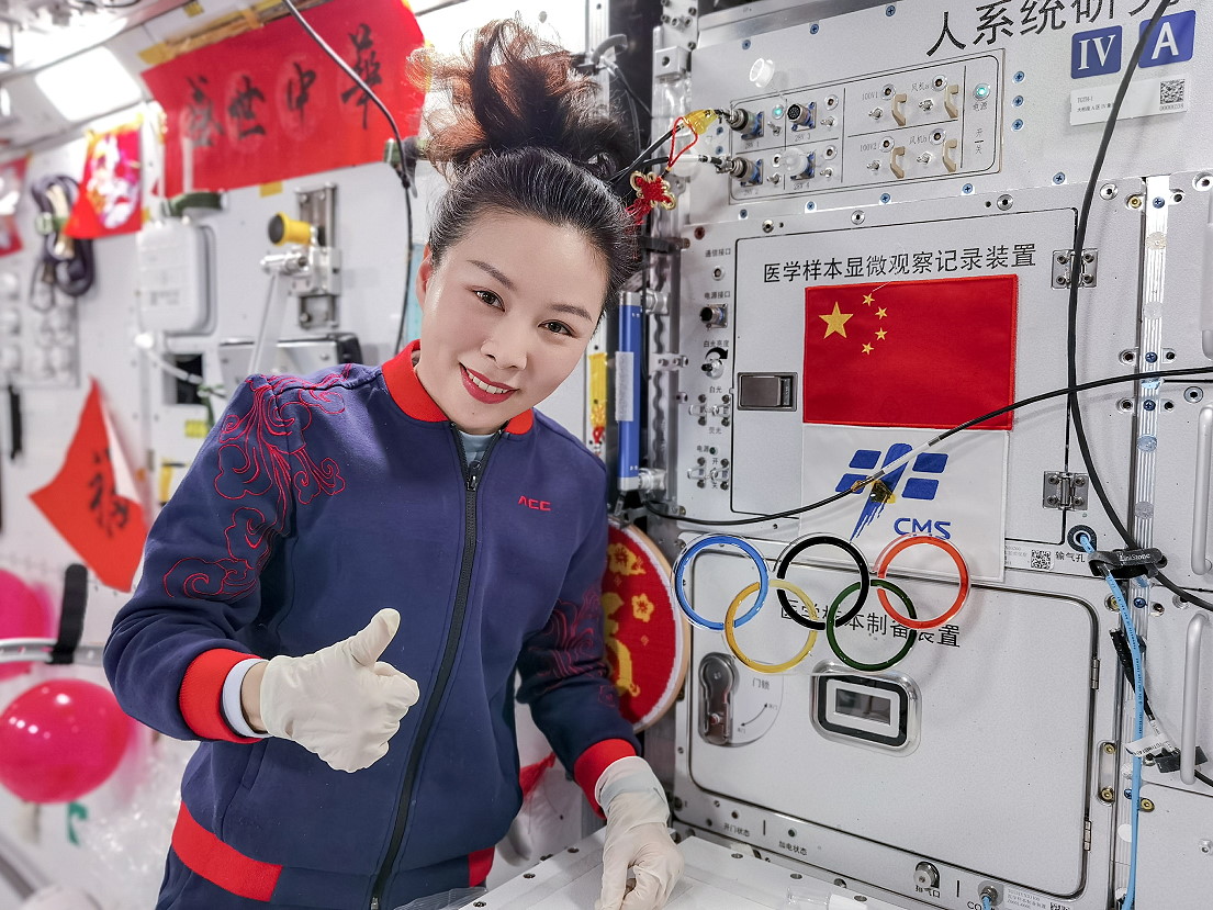 life onboard Tiangong