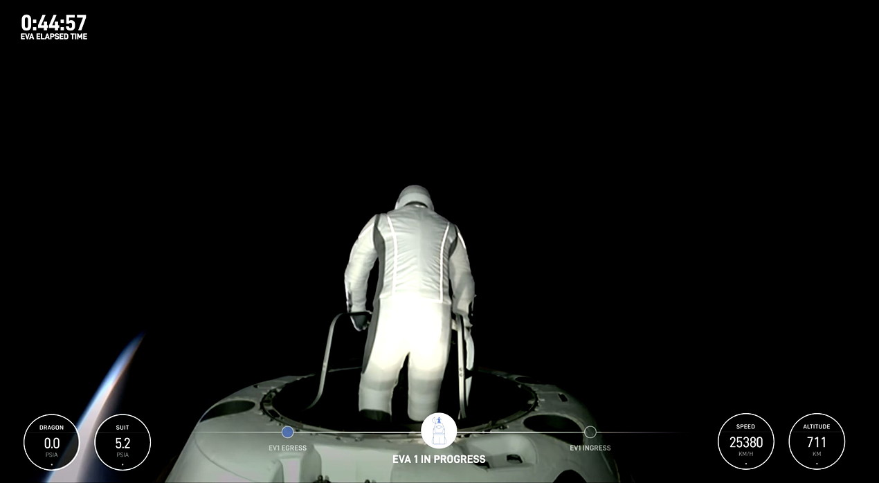 EVA Jared Isaacman am 12. September 2024