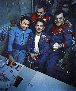 Leben an Bord von Saljut 6