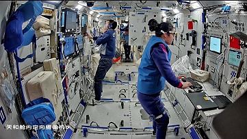 life onboard Tiangong