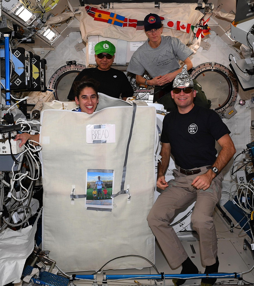 Halloween onboard ISS