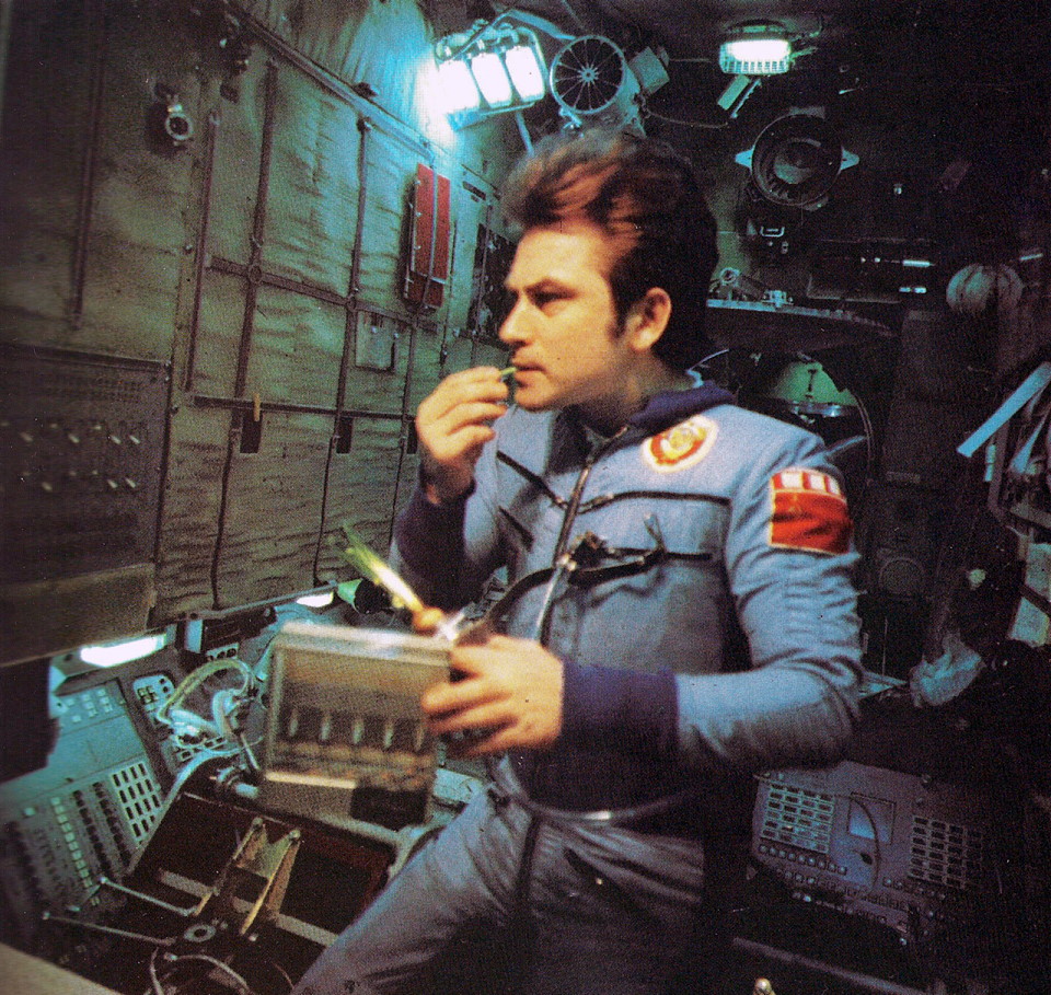 Leben an Bord von Saljut 6