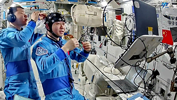 life onboard Tiangong