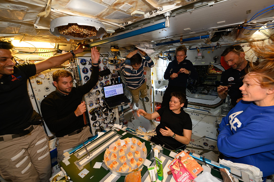 Leben an Bord der ISS