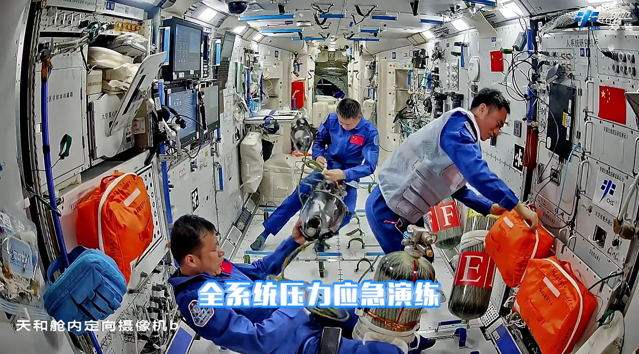 life onboard Tiangong