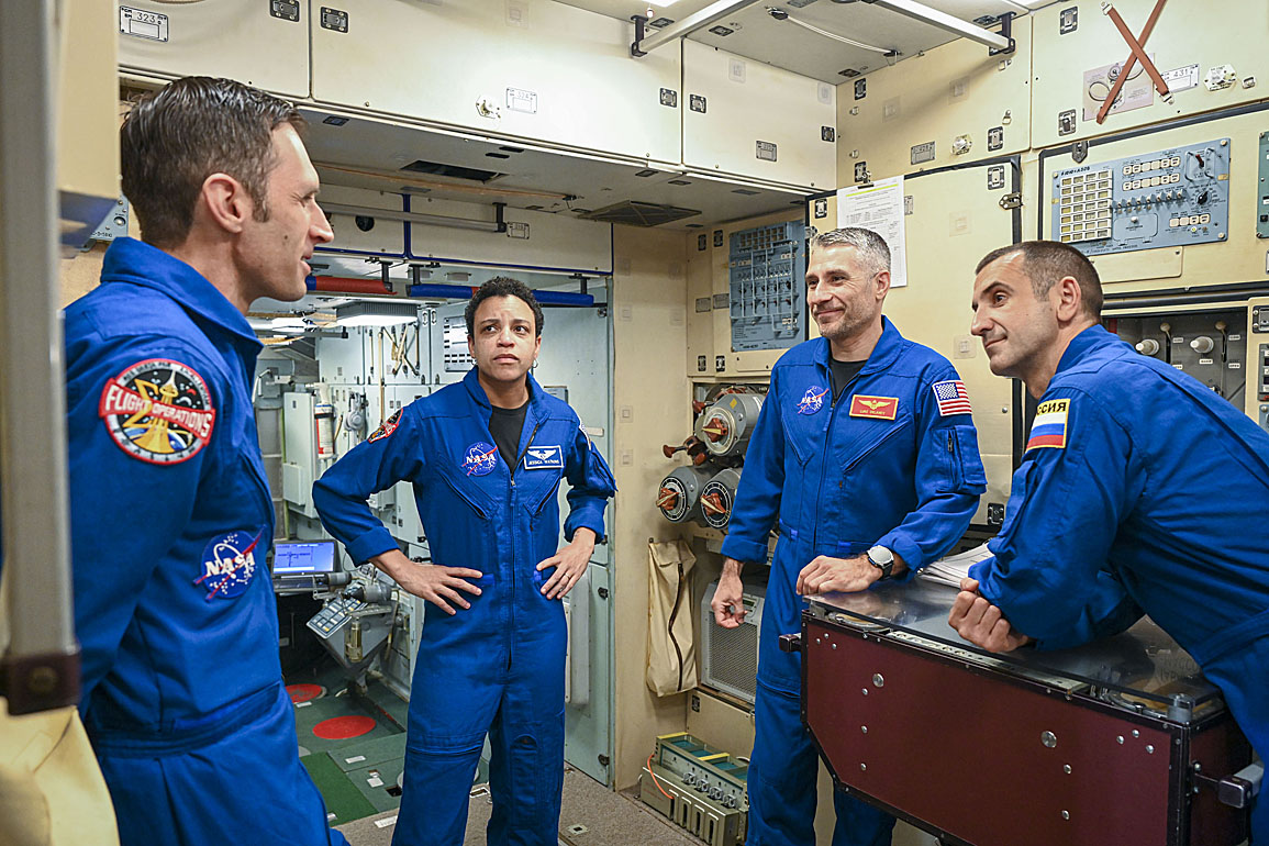 crew in training