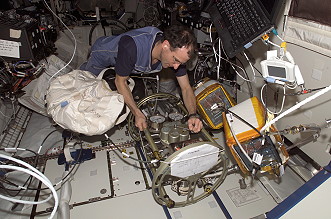 Leben an Bord der ISS