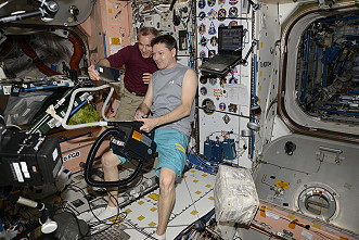 life onboard ISS