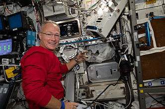 Douglas Hurley onboard ISS
