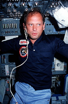 Thagard onboard Shuttle