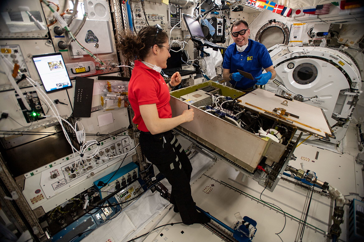Leben an Bord der ISS