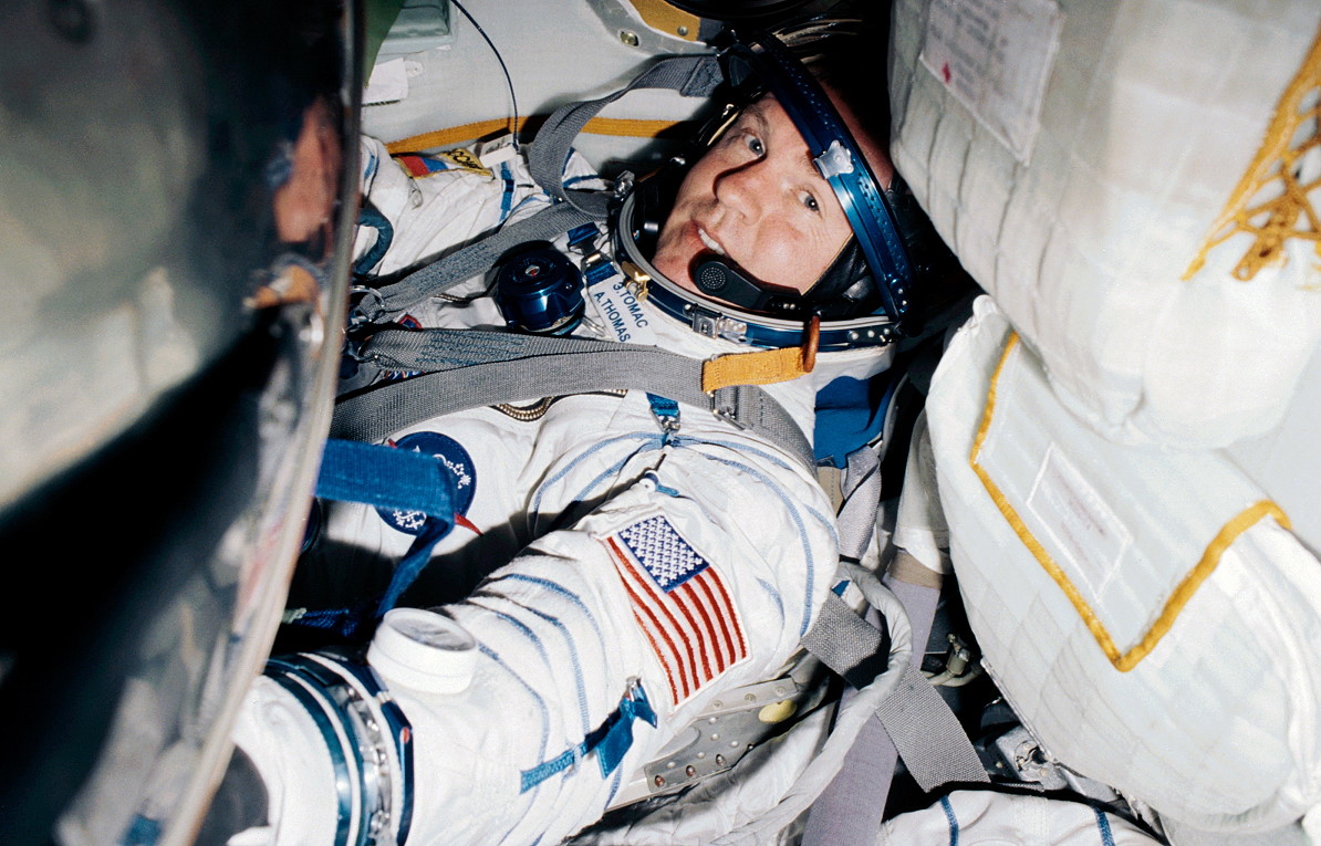 Andrew Thomas onboard Mir