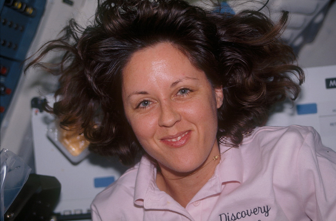 Thornton onboard Space Shuttle