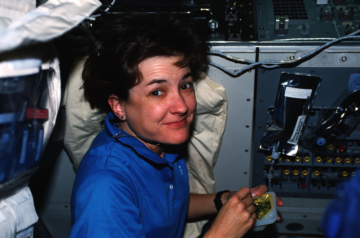 Godwin onboard Space Shuttle