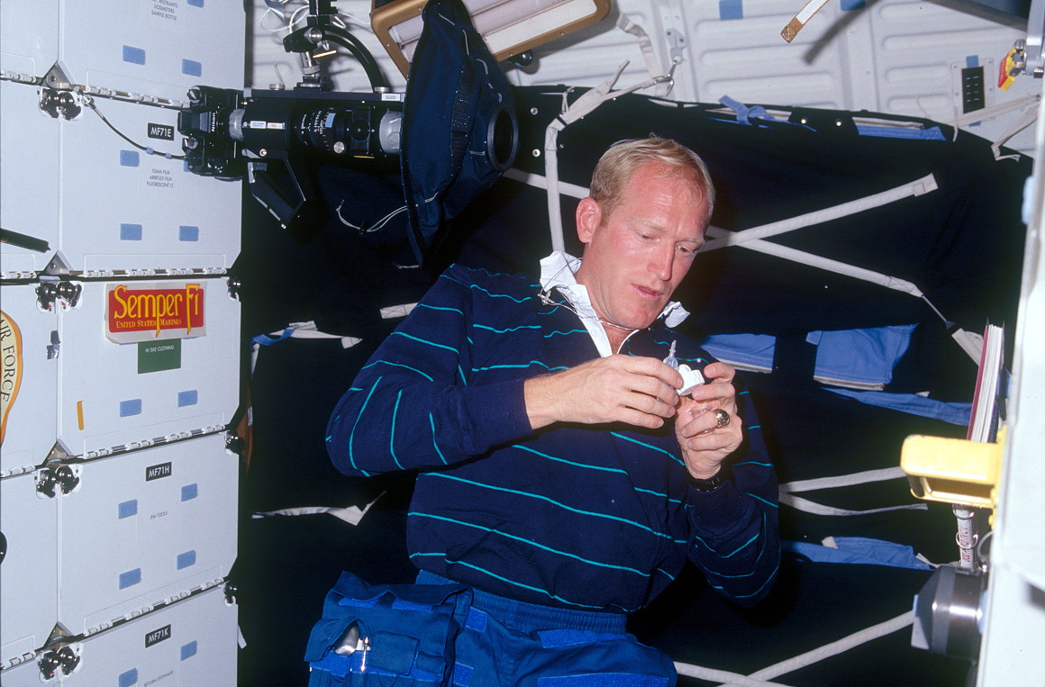 Gemar onboard Space Shuttle