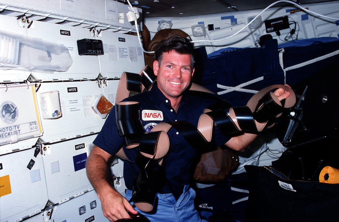 Coats onboard Shuttle