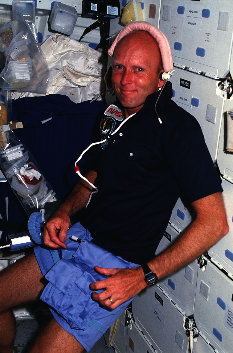 Fullerton an Bord des Space Shuttle