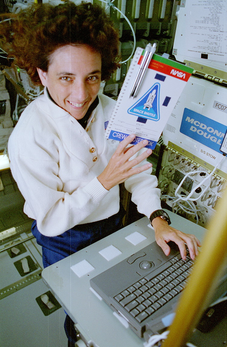 Sherlock onboard Space Shuttle