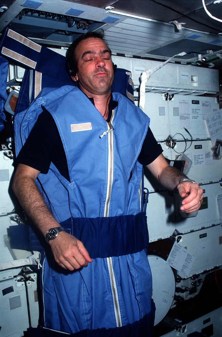 Sleeping onboard Shuttle