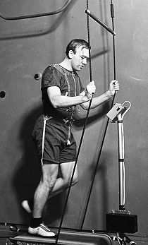 Alexej Jelissejew im Training