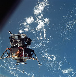 LM in orbit