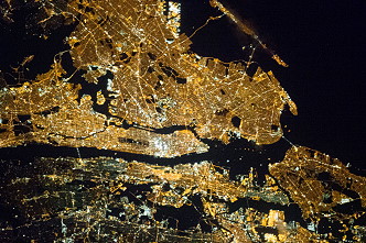 New York at night