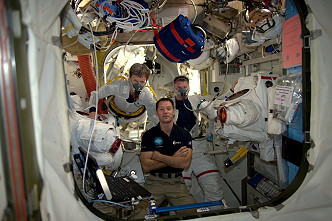 spacewalk preparations
