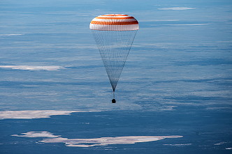 Soyuz MS-15 landing