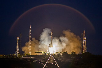 Soyuz MS-15 launch