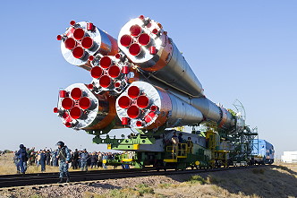 Soyuz MS-15 rollout