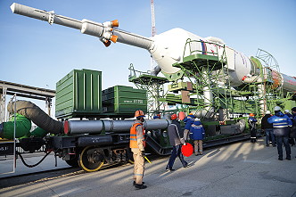 Soyuz MS-17 rollout